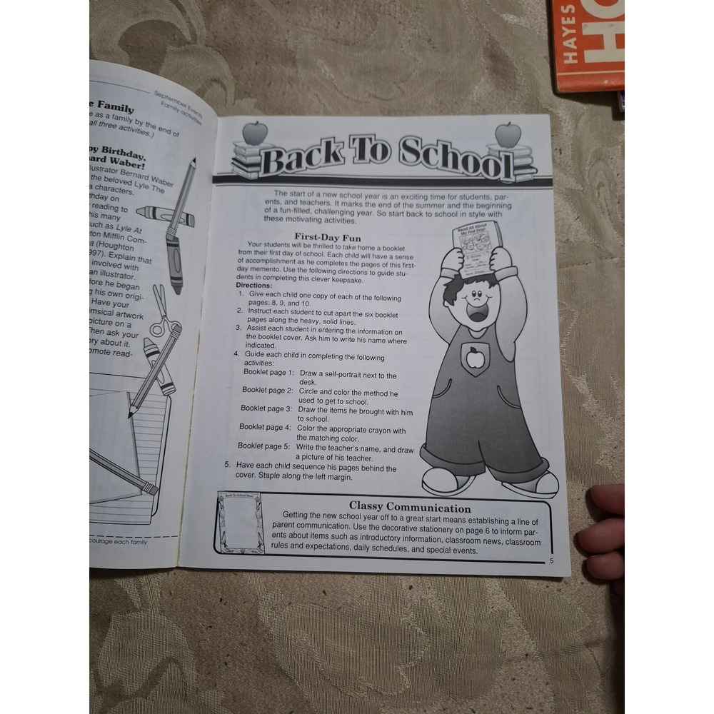 The Mailbox - September Reproducible Activities Grade 1 - Picture 3 of 5